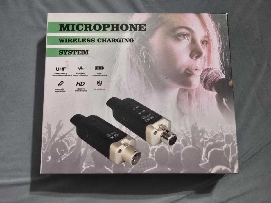Sistem Microfon Wireless UHF Depusheng, Transmitator si Receptor XLR, 569.500 MHz