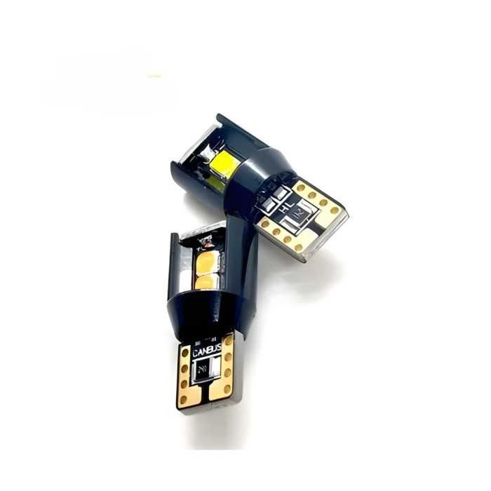 LED крушки Automat, Диодни, T10, 12V, 6 SMD, 6000К, К-т 2бр