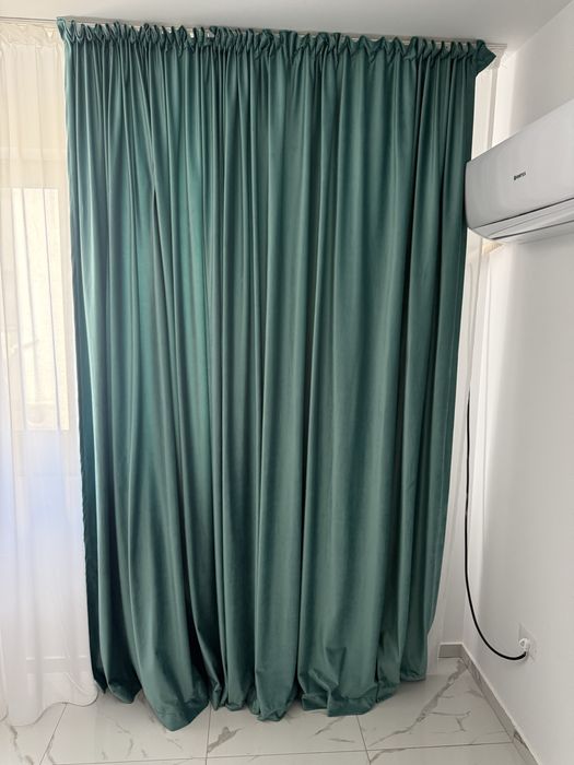 Draperii blackout  turcoaz