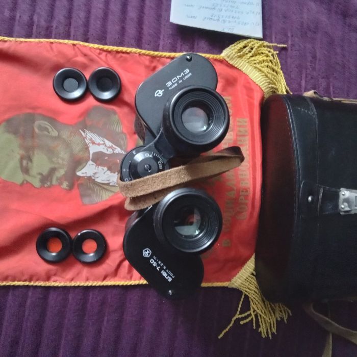 Бинокль БПВ 1 7×50 советский