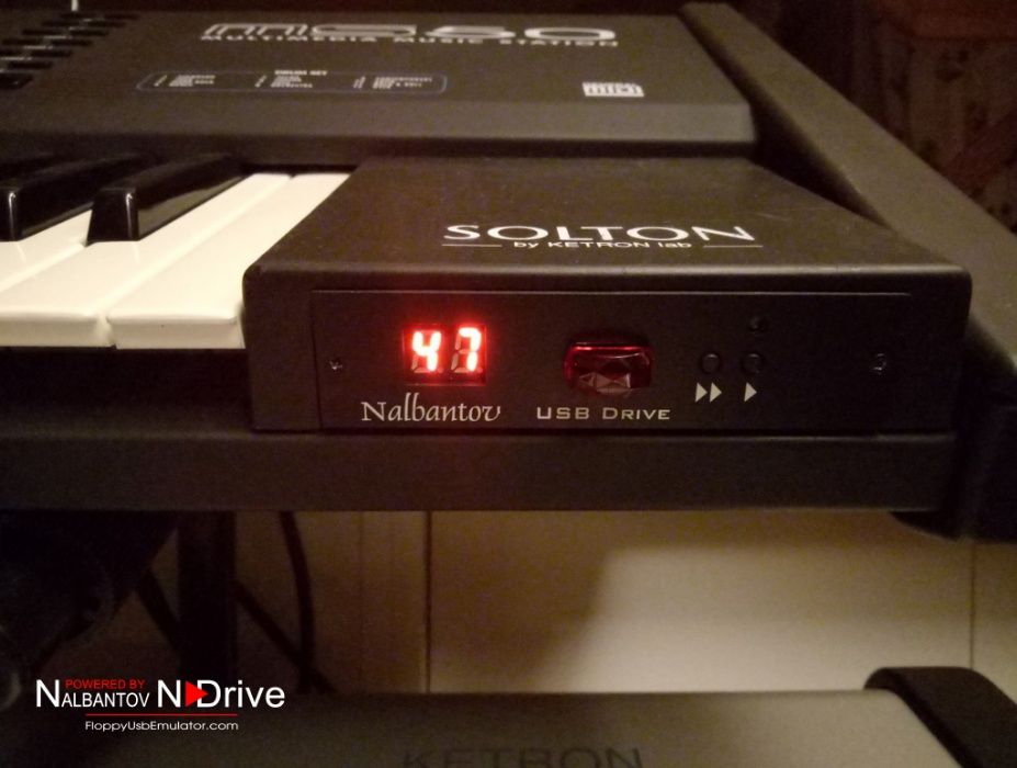 USB за клавир. Замени флопито с Usb N-Drive Emulator комплект с флашка