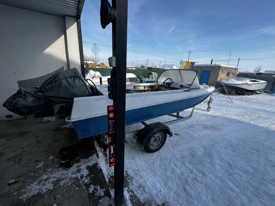 Казанка 5м3 матор 55 ямаха с прицепом срочно торг