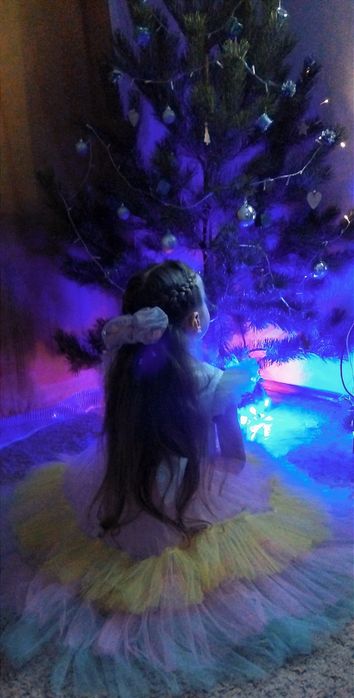 Платье единорожка