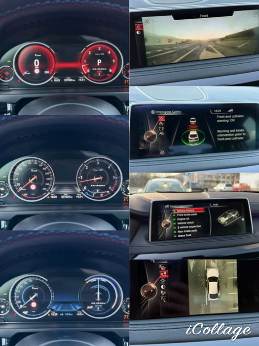 BMW X6 M50D 381 cp, Euro 6, X-Drive,trapa,soft clouse,night vision,top