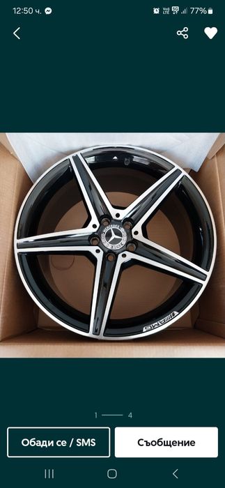 ПРОМО 19” AMG  спорт пакет  за Mercedes 5х112 ,Mерцедес E,С,S-к,Мл и д