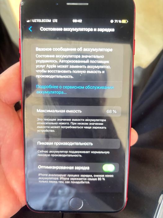 iphone 8+ holati ideal