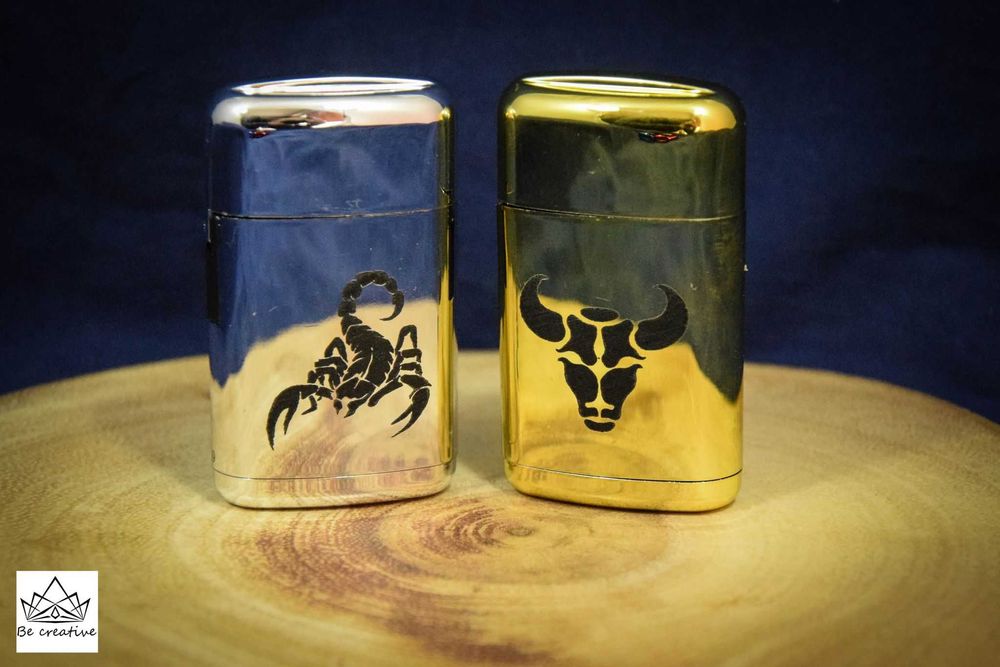 Персонализирана ветроустойчива запалка на газ