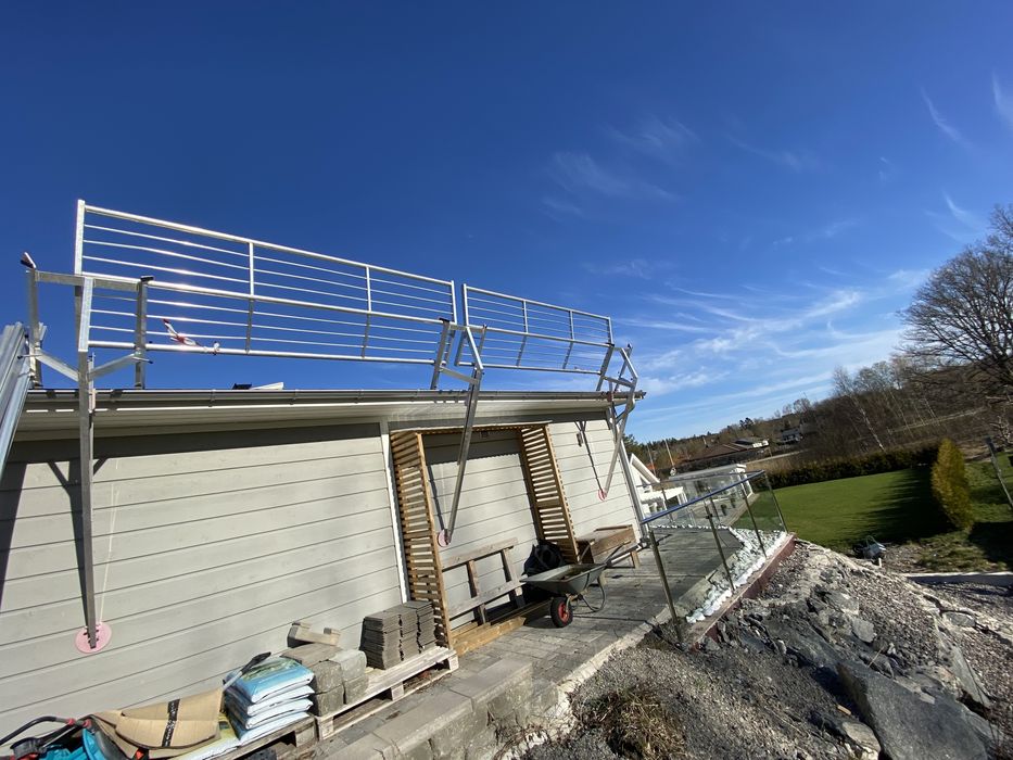 Vand schela din aluminiu si protectie pentru munca pe acoperis