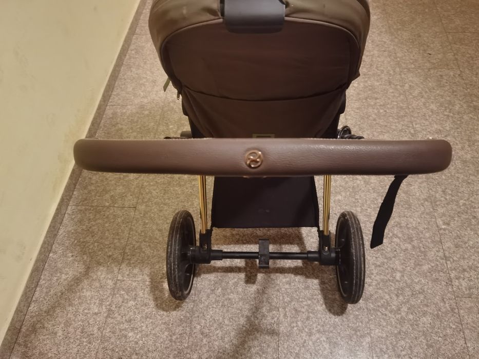 Cybex Priam 4 зимен чувал  и тапицерия Khaki Green