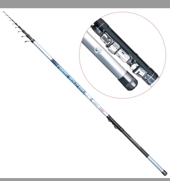 Lanseta fibra de carbon Baracuda Rebel Bolo 500