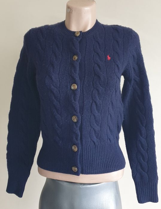 POLO Ralph Lauren Cable Wool / XXS НОВО ОРИГИНАЛ! Дамска Жилетка