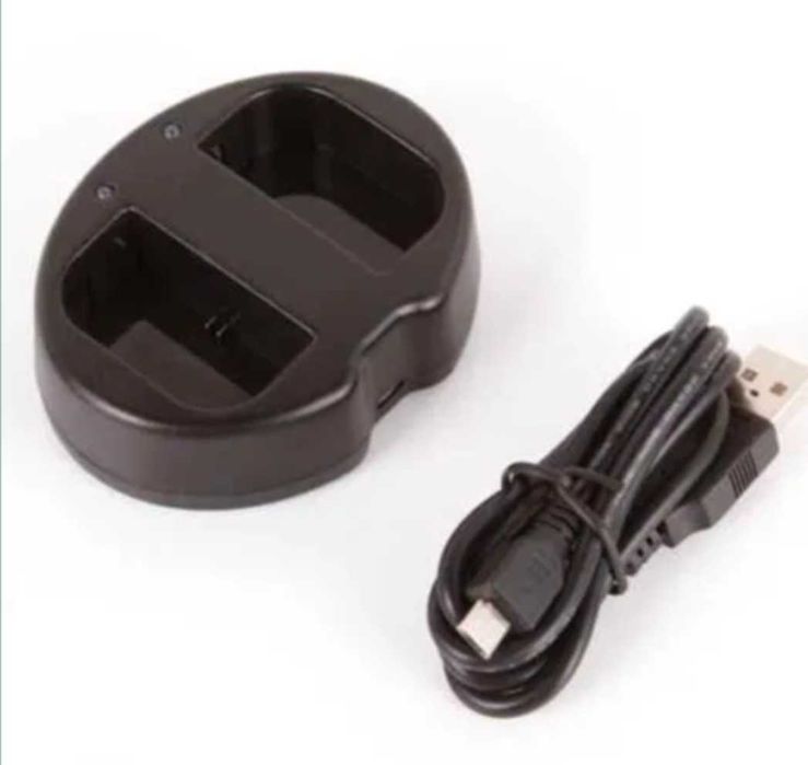 Incarcator LC-E6 charger usb dublu pt canon LP-E6 LP-E6N 6D Mark 7D 5D