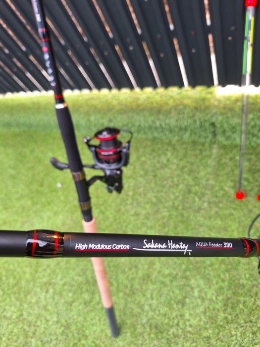 Set 2 Feedere FL Aqua Feeder 3.90 Actiune 120-180 + 2 Mulinete FR6000