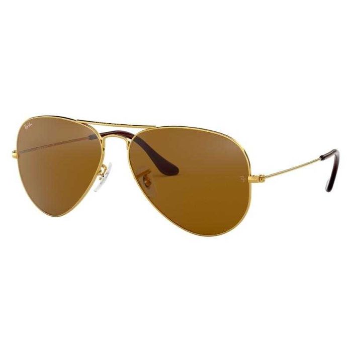 Ochelari de soare unisex Ray-Ban RB3025 001/33 58 AVIATOR LARGE METAL