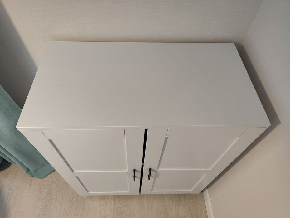 Комод IKEA BRIMNES (БРИМНЭС) белый, 78×95 см