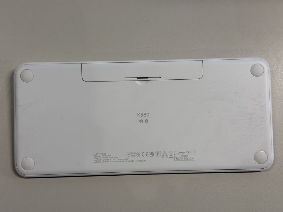 Клавиатура Logitech K380 Bluetooth, белая
