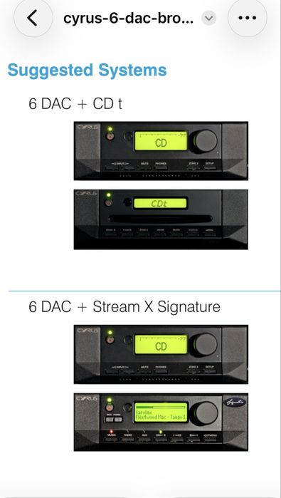 Усилвател Cyrus 6 DAC