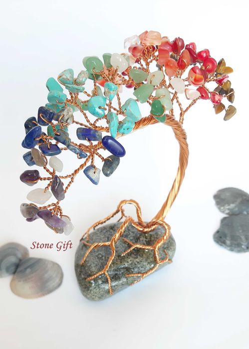 7 Кристала, Подарък за Юбилей, Подарък Йога, Подарък Коледа