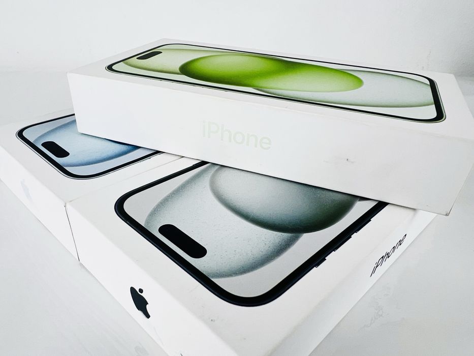 НОВ! Apple iPhone 15 128GB Black / Blue / Green / Yellow / Pink