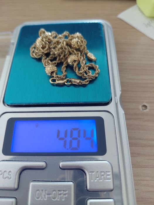 Красива висулка кръст  и ланец Midas нов