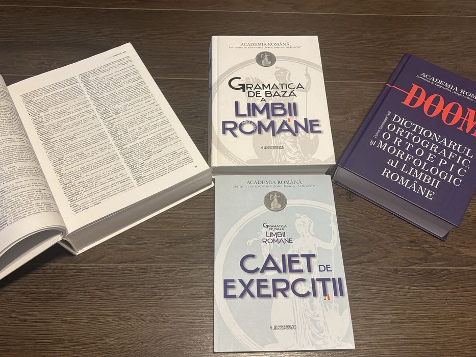 DEX, DOOM, GRAMATICA LIMBII ROMÂNE, dictionar, culegere exerctitii