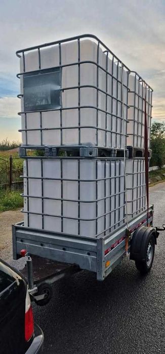 ibc 1000L pe palet de metal sau plastic