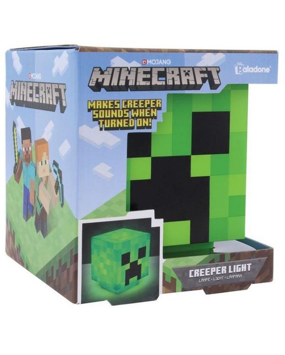 Лампа Paladone Games  Minecraft - Creeper ( With Sound )