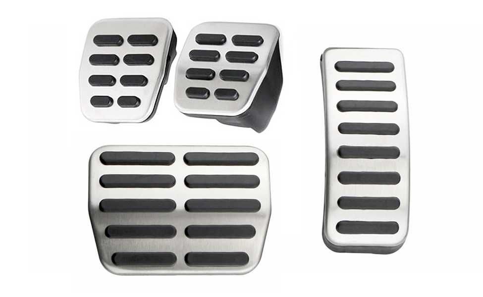 Ornamente INOX pedale - VW Golf 3-4 / Polo / Bora, Skoda, Seat, Audi