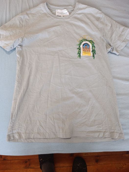 Оригинална тениска Casablanca Avenida Printed T-Shirt – Размер S (Като