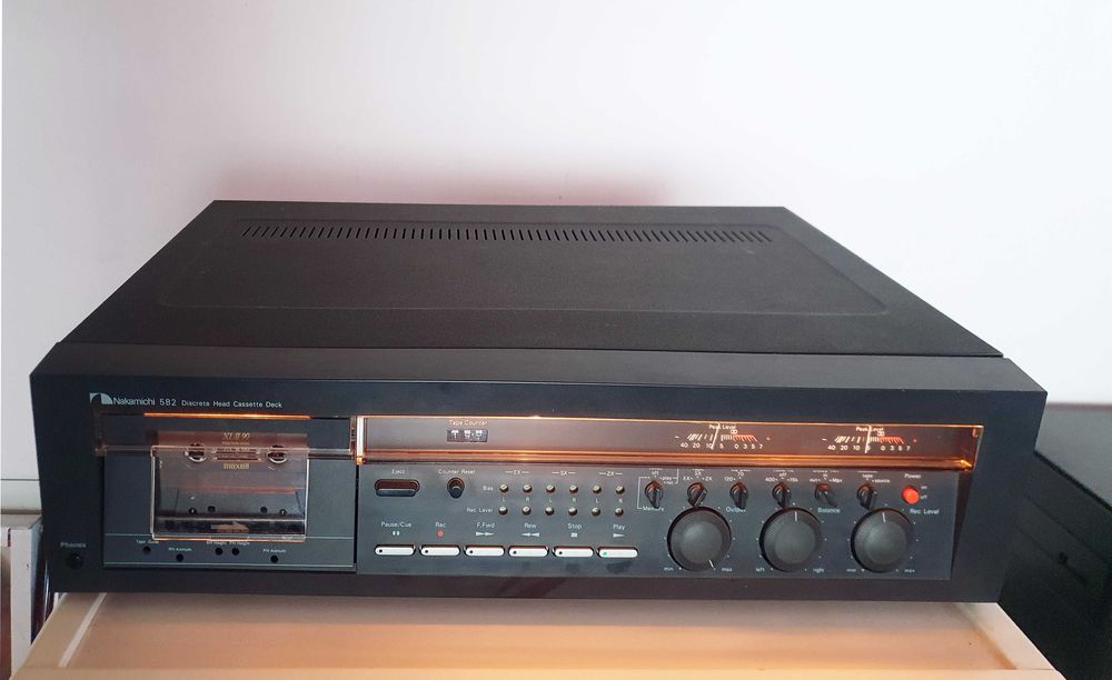 casetofon deck Nakamichi 582 - 3 capete, 3 motoare, dublu cabestan