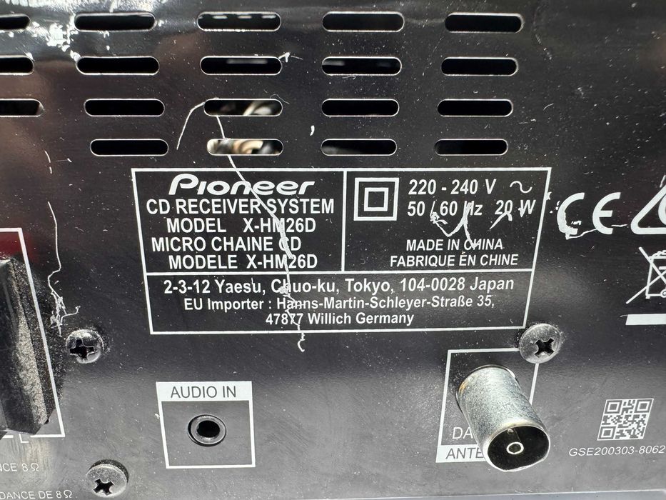 Микро аудио система - Pioneer X-HM26D / 2х38W