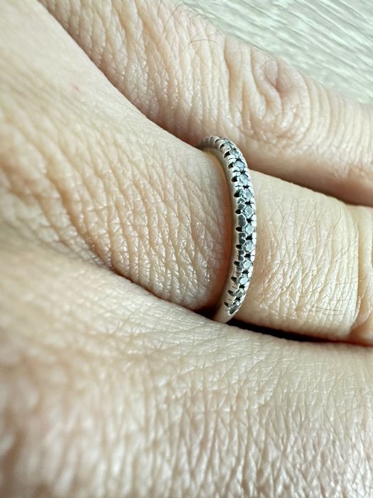 Inel de argint cu diamant