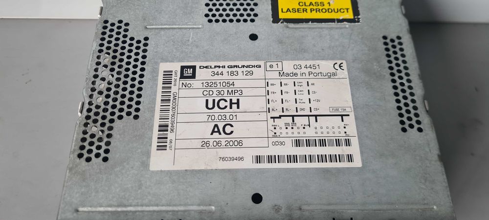 Музика CD Opel Zafira 2007г.