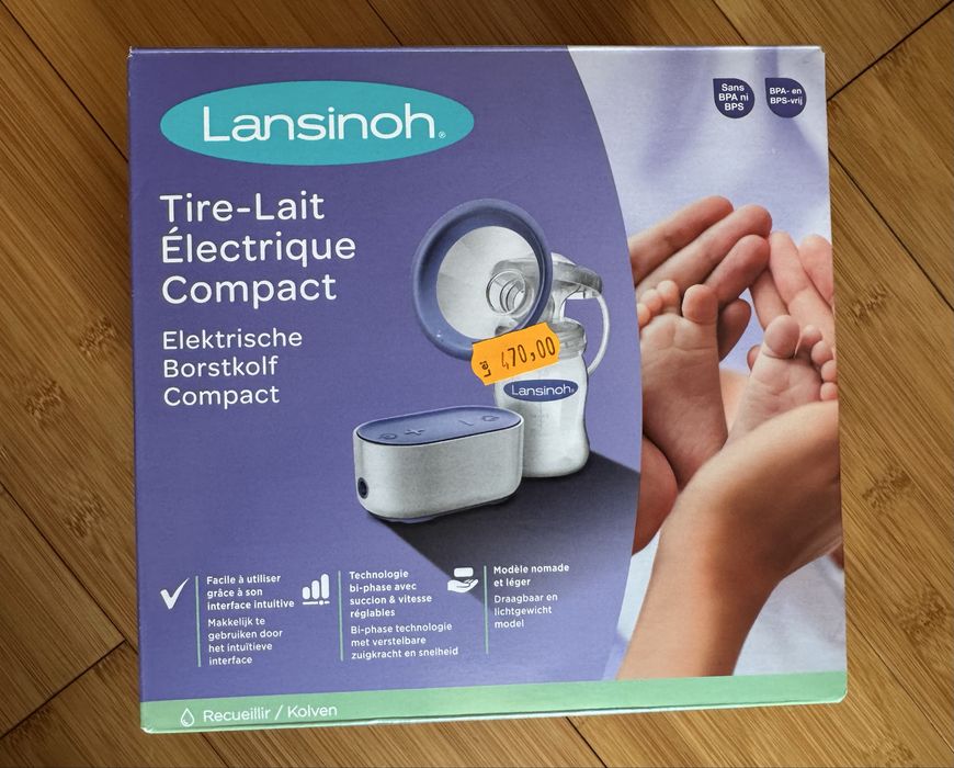 Pompa de sân electrică Lansinoh Compactă +CADOU