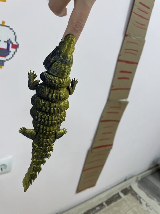 3D крокодил 3 д игрушка