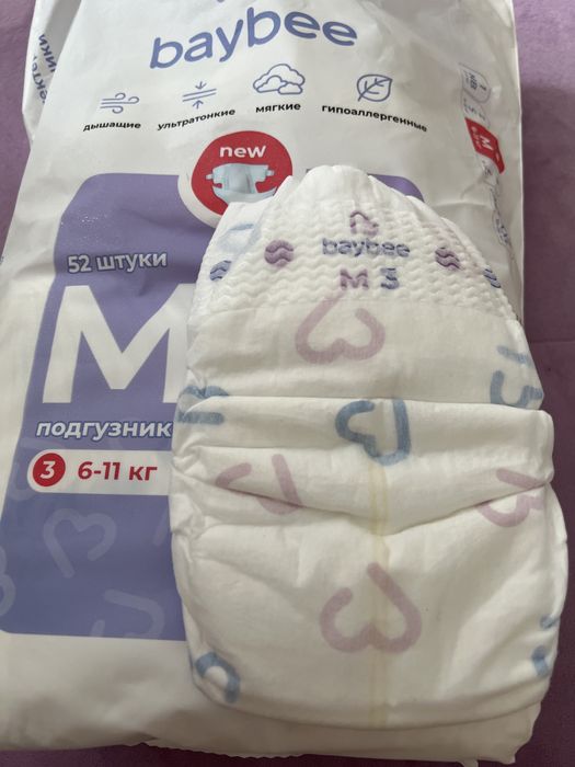 Памперс baybee M