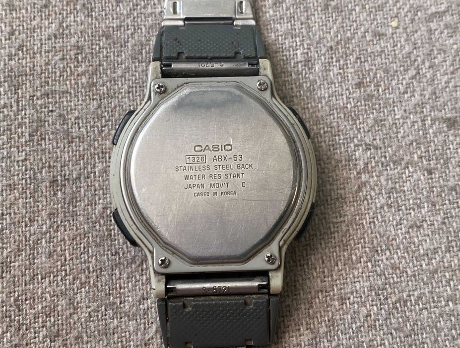Ceas Casio Twincept ABX-53 Ana-Digi vintage WR50 DataBank