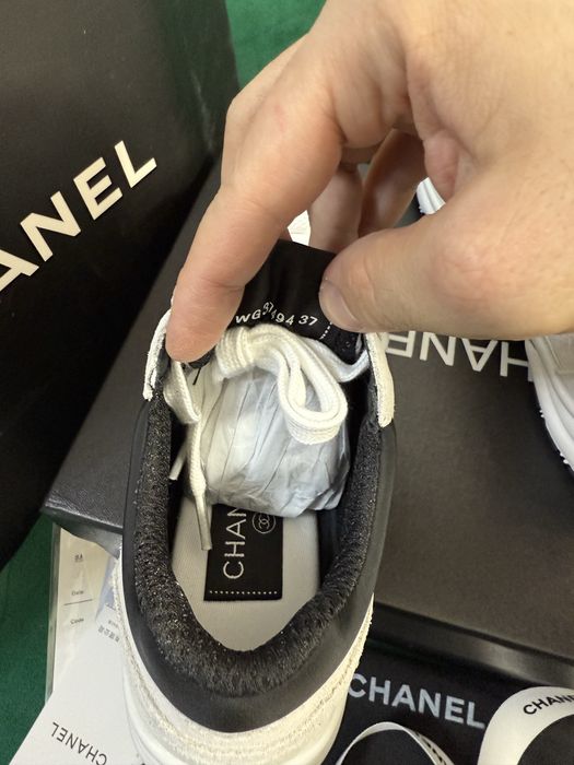 Adidasi Chanel piele naturala Full Box colectie noua