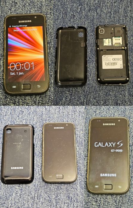 Samsung Galaxy S4 Active, S7 Active, S4 Demo, S i9000, S2 telefoane de colectie
