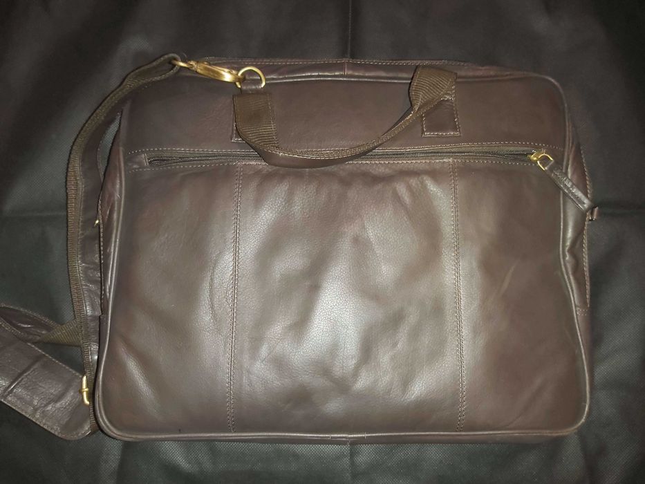 Geanta maro inchis pentru barbati din piele naturala – Pellearts