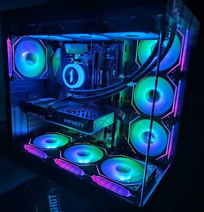 NOU-UNITATE PC Sistem GAMING,AMDRyzen7 5700x,32 gbDDR4,RTX5060,m.2 1TB
