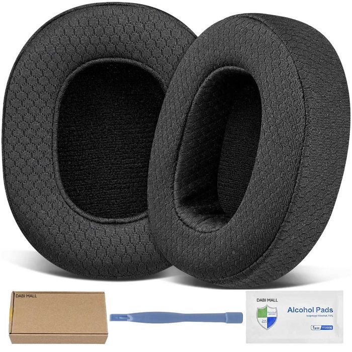 Set 2 bureti pentru casti Skullcandy Crusher ANC 2 / S6CAW-R740, Over-Ear - Negru - Plasa - Spuma cu memorie