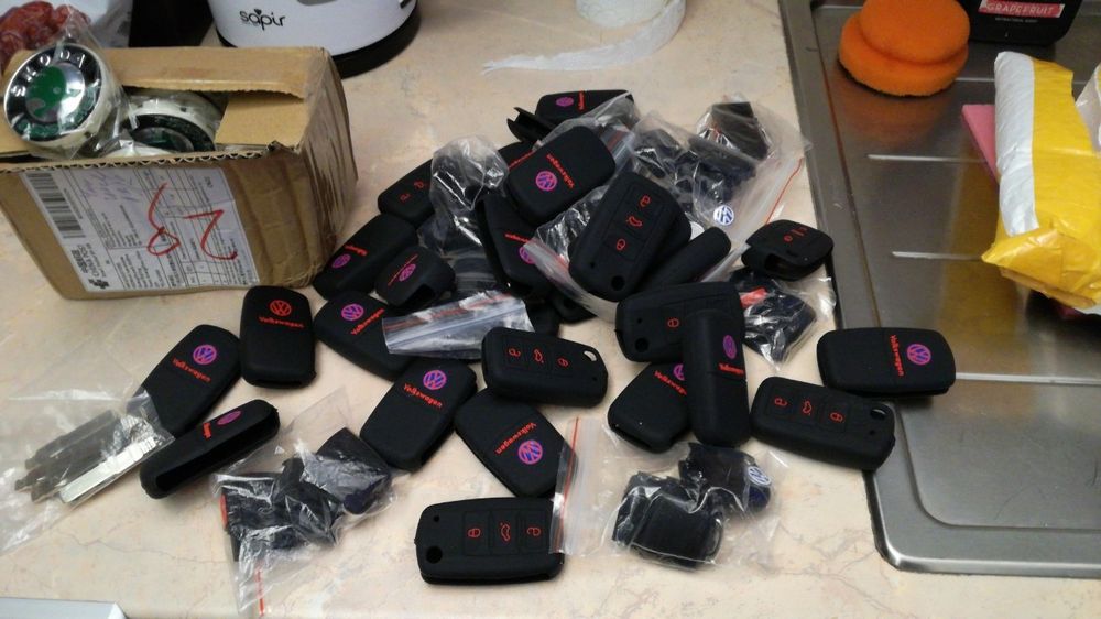 Ключ и Силиконов калъф за Фолксваген