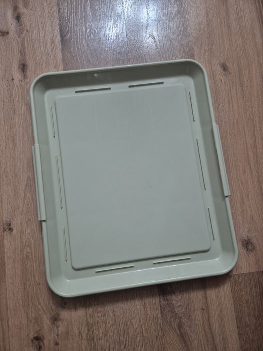 Туалет для собак оливковый