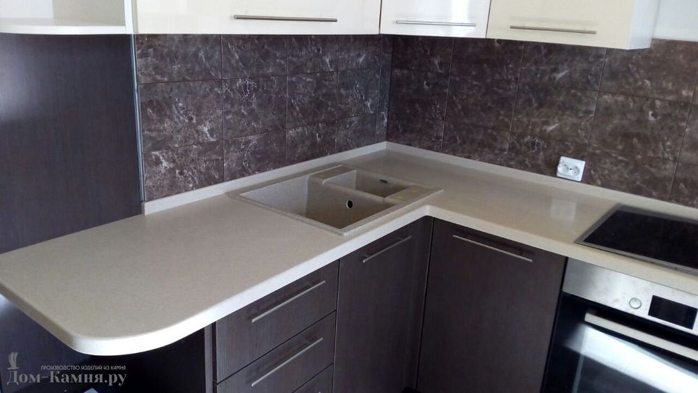 Столешницы из искусственного камня кварц акрил