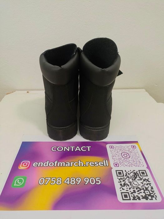 Ghete iarna Timberland negru (mărimi: 40,41,42,43,44,45,46)