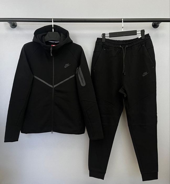 Мъжки Nike tech fleece Черен! ТОП КАЧЕСТВО!