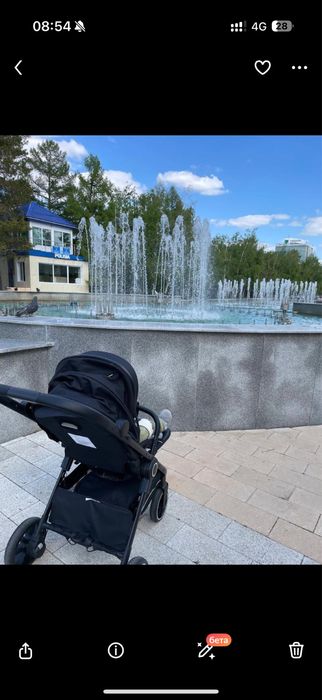 Продам коляску с реверсивным блоком