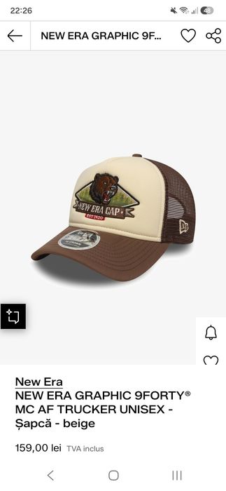 Vand sapca New Era 9FORTY