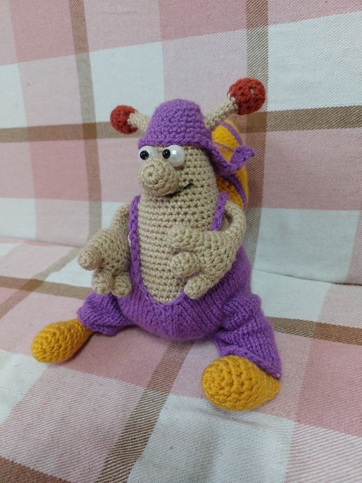 Вязаная игрушка ! Улитка Майя.